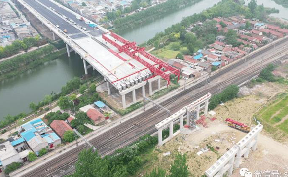 宿州市銀河路一路上跨京滬鐵路立交橋路基、給排水、河道整治工程